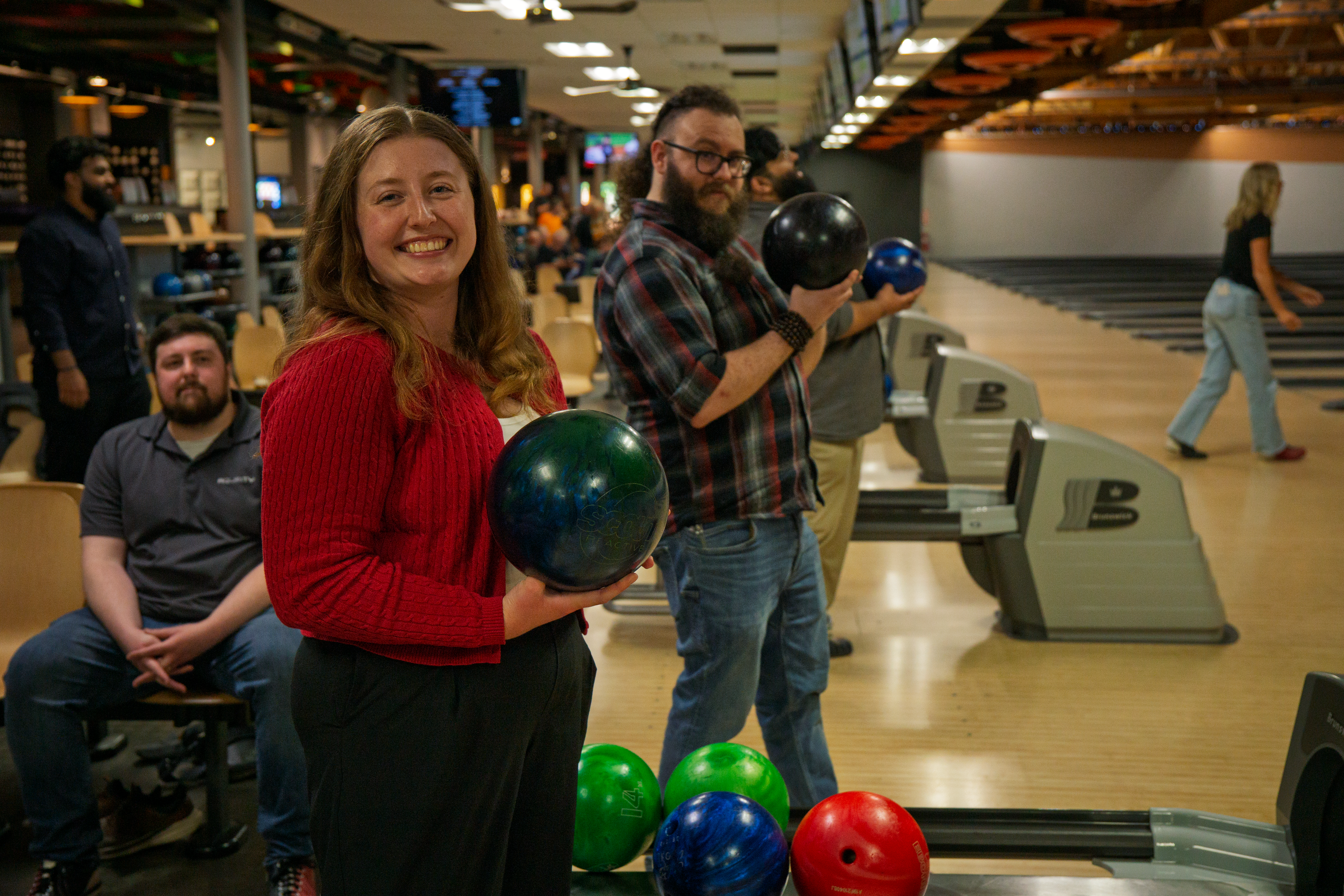 Katie S and Chives Photo Bowling